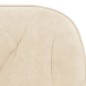 vidaXL Sillas de comedor 2 unidades terciopelo crema vidaXL Sillas de comedor 2 unidades terciopelo crema