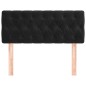 vidaXL Cabecero de terciopelo negro 100x7x78/88 cm vidaXL Cabecero de terciopelo negro 100x7x78/88 cm