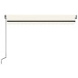 vidaXL Toldo retráctil manual crema 450x300 cm vidaXL Toldo retráctil manual crema 450x300 cm