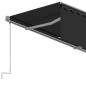vidaXL Toldo retráctil manual con persiana antracita 4x3 m vidaXL Toldo retráctil manual con persiana antracita 4x3 m