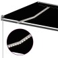 vidaXL Toldo automático LED sensor de viento gris antracita 400x300 cm vidaXL Toldo automático LED sensor de viento gris antracita 400x300 cm