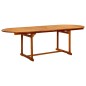 vidaXL Juego de comedor para jardín 7 piezas madera maciza de acacia vidaXL Juego de comedor para jardín 7 piezas madera maciza de acacia