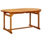 vidaXL Juego de comedor para jardín 7 piezas madera maciza de acacia vidaXL Juego de comedor para jardín 7 piezas madera maciza de acacia