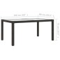 vidaXL Set de comedor jardín 5 pzas y cojines ratán sintético marrón vidaXL Set de comedor jardín 5 pzas y cojines ratán sintético marrón