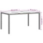 vidaXL Set de comedor de jardín 7 pzas y cojines ratán sintético negro vidaXL Set de comedor de jardín 7 pzas y cojines ratán sintético negro