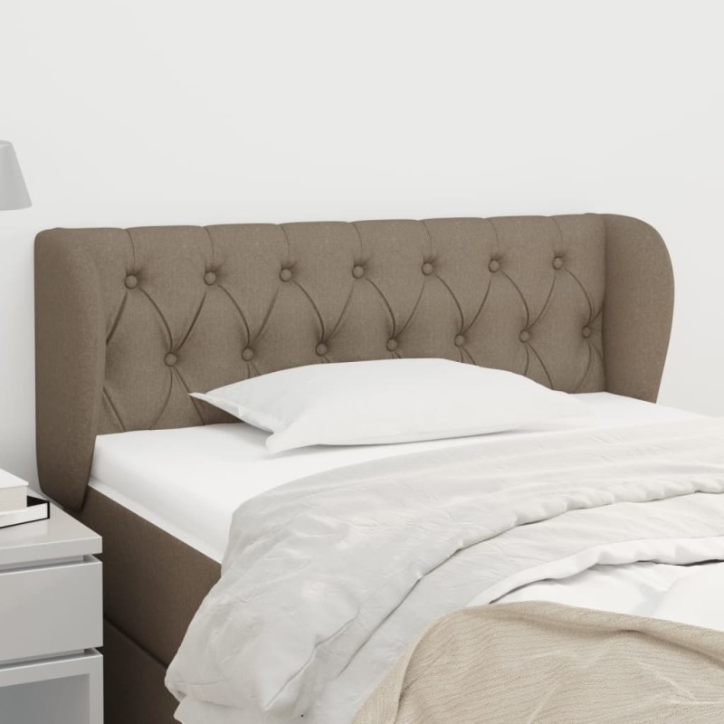 vidaXL Cabecero de tela gris taupe 93x23x78/88 cm vidaXL Cabecero de tela gris taupe 93x23x78/88 cm