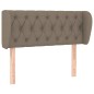 vidaXL Cabecero de tela gris taupe 93x23x78/88 cm vidaXL Cabecero de tela gris taupe 93x23x78/88 cm
