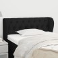 vidaXL Cabecero de tela negro 103x23x78/88 cm vidaXL Cabecero de tela negro 103x23x78/88 cm