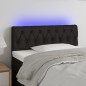 vidaXL Cabecero con LED de tela negro 100x7x78/88 cm vidaXL Cabecero con LED de tela negro 100x7x78/88 cm