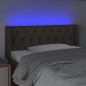 vidaXL Cabecero con LED de tela gris taupe 93x16x78/88 cm vidaXL Cabecero con LED de tela gris taupe 93x16x78/88 cm