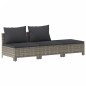 vidaXL Set de muebles de jardín 6 pzas y cojines ratán sintético gris vidaXL Set de muebles de jardín 6 pzas y cojines ratán sintético gris