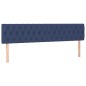 vidaXL Cama box spring con colchón y LED tela azul 200x200 cm vidaXL Cama box spring con colchón y LED tela azul 200x200 cm