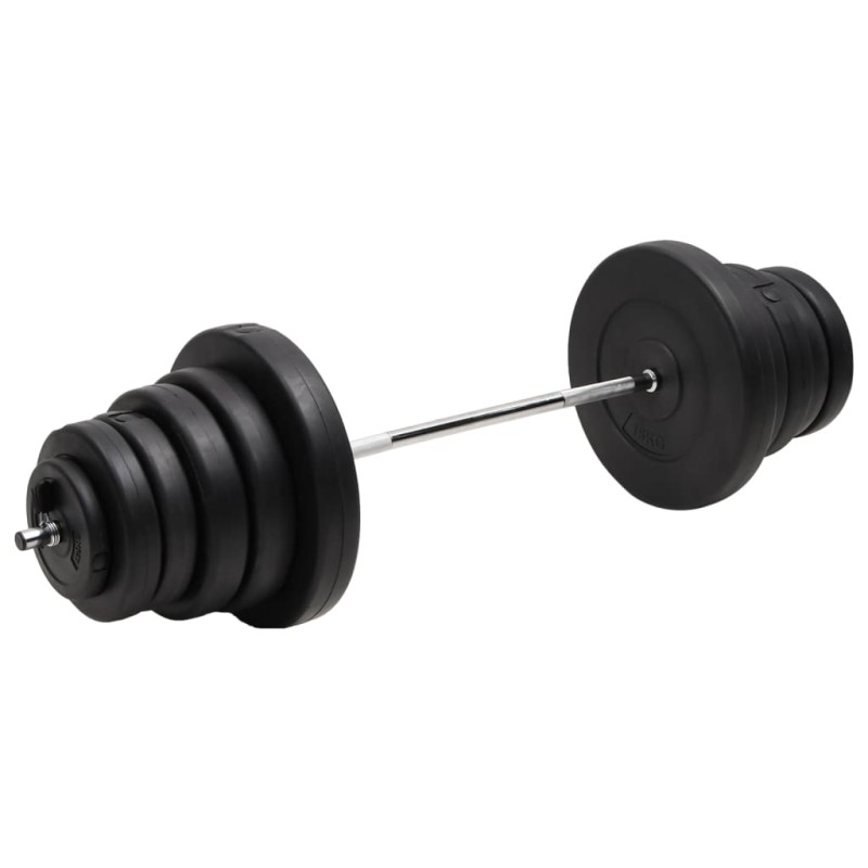 vidaXL Mancuerna con discos 90 kg vidaXL Mancuerna con discos 90 kg