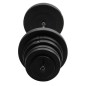 vidaXL Mancuerna con discos 90 kg vidaXL Mancuerna con discos 90 kg