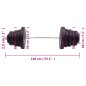 vidaXL Mancuerna con discos 90 kg vidaXL Mancuerna con discos 90 kg