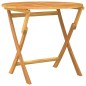 vidaXL Juego de comedor para jardín 5 piezas madera maciza de teca vidaXL Juego de comedor para jardín 5 piezas madera maciza de teca