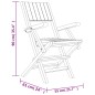 vidaXL Juego de comedor para jardín 5 piezas madera maciza de teca vidaXL Juego de comedor para jardín 5 piezas madera maciza de teca