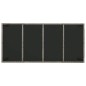 vidaXL Set comedor jardín 7 pzas y cojines ratán sintético gris vidaXL Set comedor jardín 7 pzas y cojines ratán sintético gris