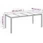vidaXL Set comedor jardín 7 pzas y cojines ratán sintético gris vidaXL Set comedor jardín 7 pzas y cojines ratán sintético gris