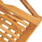 vidaXL Juego de comedor para jardín 5 piezas madera maciza de teca vidaXL Juego de comedor para jardín 5 piezas madera maciza de teca