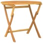 vidaXL Juego de comedor para jardín 5 piezas madera maciza de teca vidaXL Juego de comedor para jardín 5 piezas madera maciza de teca