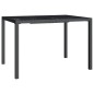 vidaXL Juego de comedor de jardín 5 piezas acero gris antracita
