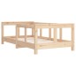 vidaXL Estructura de cama para niños madera maciza de pino 70x140 cm vidaXL Estructura de cama para niños madera maciza de pino 70x140 cm