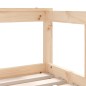 vidaXL Estructura de cama para niños madera maciza de pino 70x140 cm vidaXL Estructura de cama para niños madera maciza de pino 70x140 cm