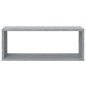 vidaXL Estantes cúbicos de pared 2 uds madera gris Sonoma 60x15x23 cm vidaXL Estantes cúbicos de pared 2 uds madera gris Sonoma 60x15x23 cm