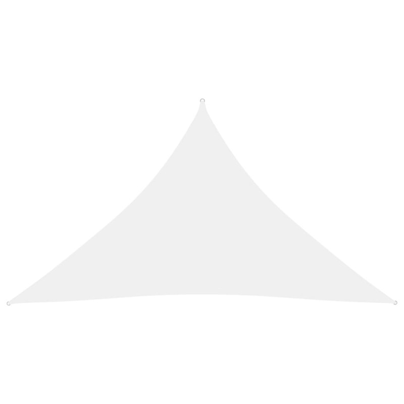 vidaXL Toldo de vela triangular tela Oxford blanco 3x3x4,24 m vidaXL Toldo de vela triangular tela Oxford blanco 3x3x4,24 m