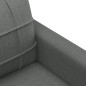 vidaXL Juego de sofás con cojines 4 piezas tela gris oscuro vidaXL Juego de sofás con cojines 4 piezas tela gris oscuro