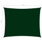 vidaXL Toldo de vela rectangular tela Oxford verde oscuro 6x7 m vidaXL Toldo de vela rectangular tela Oxford verde oscuro 6x7 m