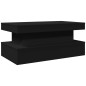vidaXL Mesa de centro con luces LED negro 90x50x40 cm vidaXL Mesa de centro con luces LED negro 90x50x40 cm