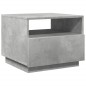 vidaXL Mesa de centro con luces LED gris hormigón 50x49x40 cm vidaXL Mesa de centro con luces LED gris hormigón 50x49x40 cm