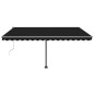 vidaXL Toldo de pie automático gris antracita 400x300 cm vidaXL Toldo de pie automático gris antracita 400x300 cm