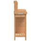 vidaXL Mesa para macetas con armario madera de abeto 110,5x45x124,5 cm vidaXL Mesa para macetas con armario madera de abeto 110,5x45x124,5 cm
