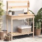 vidaXL Mesa para macetas con fregadero madera abeto 147,5x44x139,5 cm vidaXL Mesa para macetas con fregadero madera abeto 147,5x44x139,5 cm