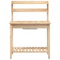 vidaXL Mesa para macetas con fregadero madera abeto 147,5x44x139,5 cm vidaXL Mesa para macetas con fregadero madera abeto 147,5x44x139,5 cm