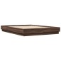 vidaXL Estructura de cama madera de ingeniería marrón roble 120x200 cm vidaXL Estructura de cama madera de ingeniería marrón roble 120x200 cm