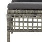 vidaXL Set de muebles de jardín 7 pzas y cojines ratán sintético gris vidaXL Set de muebles de jardín 7 pzas y cojines ratán sintético gris