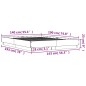 vidaXL Estructura de cama madera de ingeniería marrón roble 140x190 cm vidaXL Estructura de cama madera de ingeniería marrón roble 140x190 cm