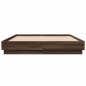 vidaXL Estructura de cama madera de ingeniería marrón roble 160x200 cm vidaXL Estructura de cama madera de ingeniería marrón roble 160x200 cm