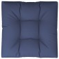 vidaXL Cojín para sofá de palets de tela azul marino 70x70x12 cm