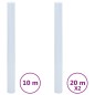 vidaXL Láminas de ventana esmerilada 3 uds PVC blanco transparente vidaXL Láminas de ventana esmerilada 3 uds PVC blanco transparente
