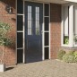 vidaXL Láminas de ventana esmerilada 5 uds PVC negro vidaXL Láminas de ventana esmerilada 5 uds PVC negro