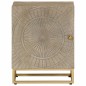 vidaXL Mesita de noche madera maciza de mango y hierro 40x30x50 cm vidaXL Mesita de noche madera maciza de mango y hierro 40x30x50 cm