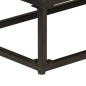 vidaXL Aparador de hierro y madera maciza de mango negro 55x30x76 cm vidaXL Aparador de hierro y madera maciza de mango negro 55x30x76 cm