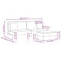 vidaXL Sofá cama de 2 plazas con almohadas y taburete tela negro vidaXL Sofá cama de 2 plazas con almohadas y taburete tela negro