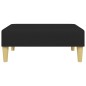 vidaXL Sofá cama de 2 plazas con almohadas y taburete tela negro vidaXL Sofá cama de 2 plazas con almohadas y taburete tela negro