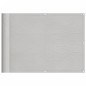 vidaXL Pantalla de balcón 100% poliéster Oxford gris claro 75x1000 cm vidaXL Pantalla de balcón 100% poliéster Oxford gris claro 75x1000 cm